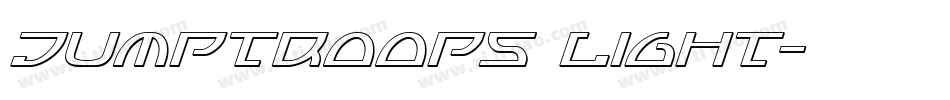 Jumptroops Light字体转换